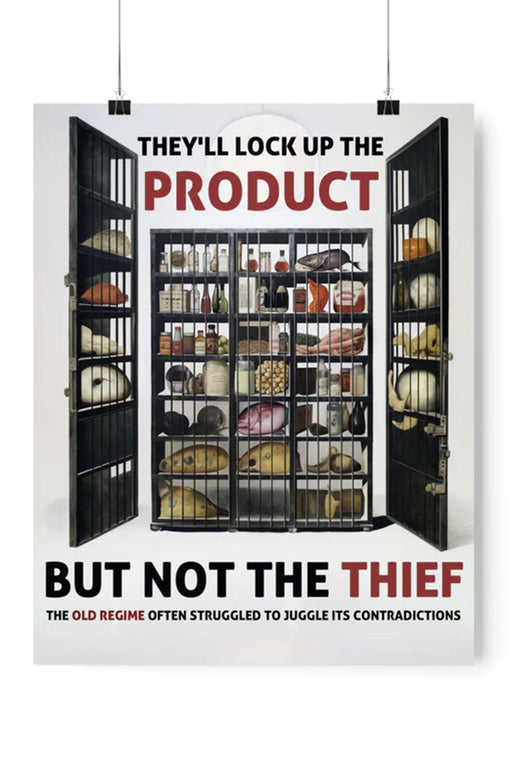 "Lock Up The Thief" Poster